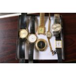 Collection of assorted wristwatches inc. Lorus, Accurist, Rotary etc
