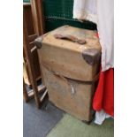 Vintage Travelling Trunk with Leather fittings