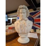 Large Plaster Bust of Beethoven 49cm in Height