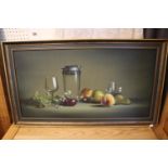 Mary Dipnall is a British Postwar & Contemporary artist Still Life Oil on canvas framed