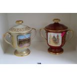 Spode Limited Edition lidded twin handled cup for the Wedding of Prince Charles and Lady Diana 382