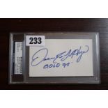 Signed Oscar De La Hoya Index Card PSA DNA 83916240