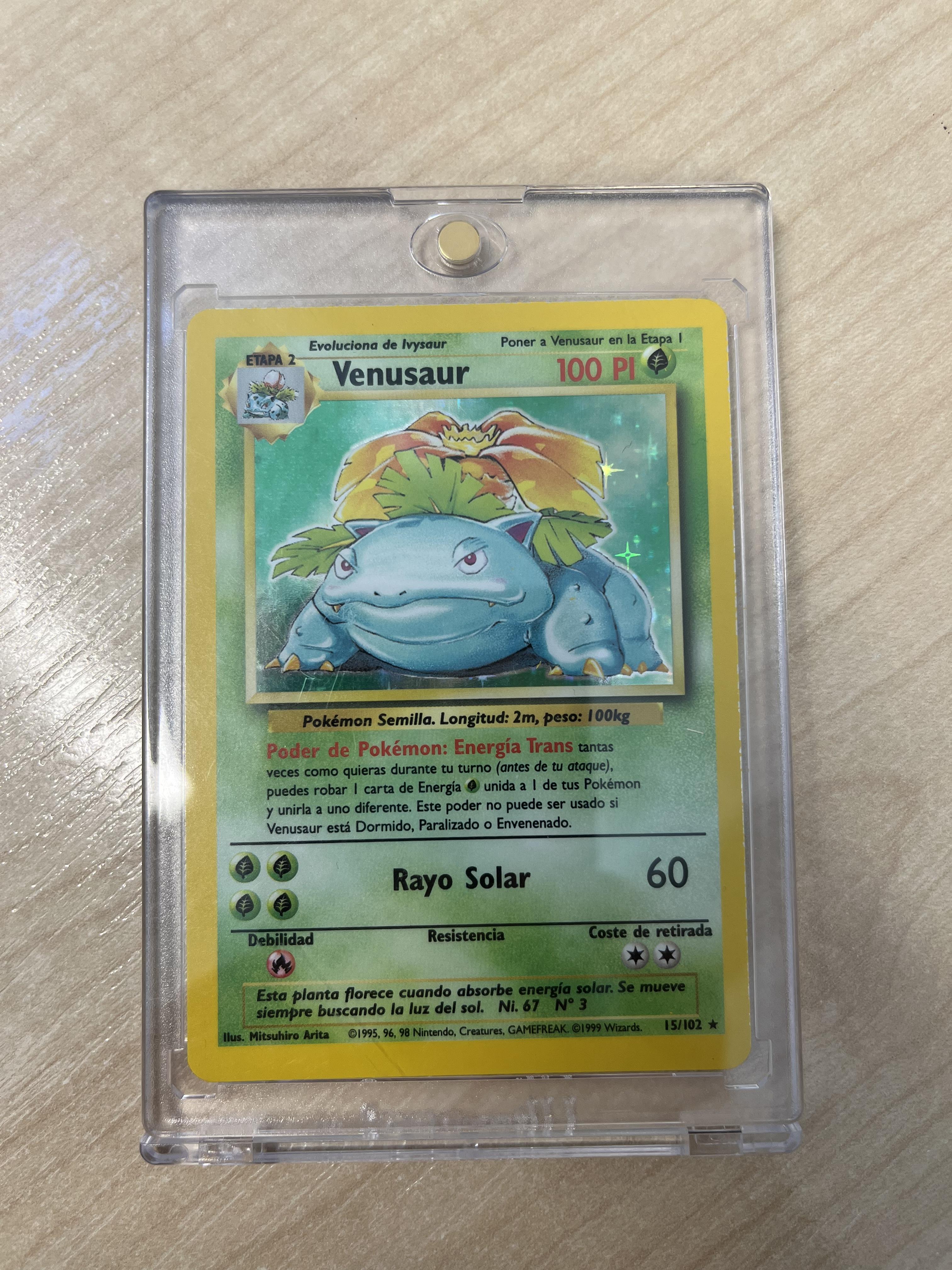 1999 Pokemon Game Card, Venusaur, Holographic