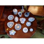 Collection of assorted Wedgwood Pale Jasperware