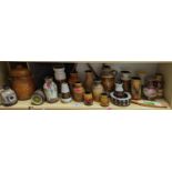 Collection of 1960s and 70s Mid Century West German and European vases and pottery