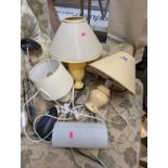 Collection of assorted Table and standard Lamps