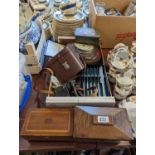 Collection of assorted Flatware and assorted Woodenwares