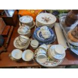 Collection of assorted ceramics inc. Masons, Crown Staffordshire and a Edwardian Tea set