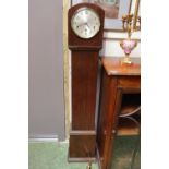 Walnut Cased Wurttemberg Granddaughter clock with numeral dial