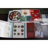 Collection of assorted uncirculated coin sets