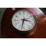 Smiths Brass Ships clock with quartz movement