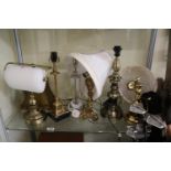 Collection of assorted table lamps