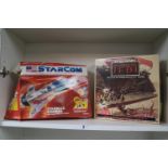 Boxed Star Wars Return of the Jedi Battle at Sarlacc's Pit Game and Boxed Starcom Starmax Bomber