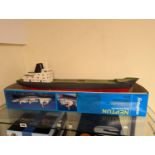 Neptune Graupner Cargo Ship Radio Control Model with Attack 2ER 2 Channel Radio Control System