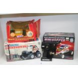 Boxed Taiyo Mini Hopper, 4 x 4 Winch White Wolf and a Ford Sierra XR41