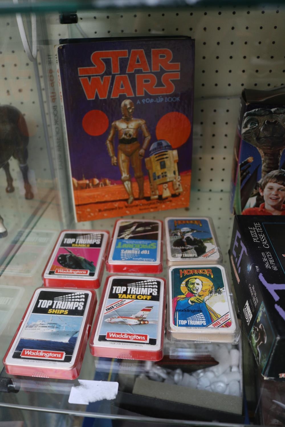 Collection of Vintage Games inc. ET Viewmaster, Star Wars Pop Up Book, Waddington Card Games etc - Image 2 of 3