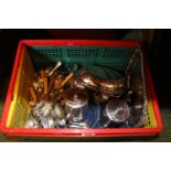 Collection of assorted Silver plated Flatware and tableware