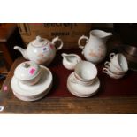 Furstenberg Floral surmounted Tea set