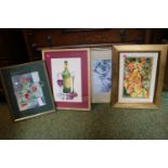 Collection of assorted Framed Watercolours