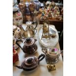Collection of Silver plated tableware, Claret Jug, Batchelors teapot