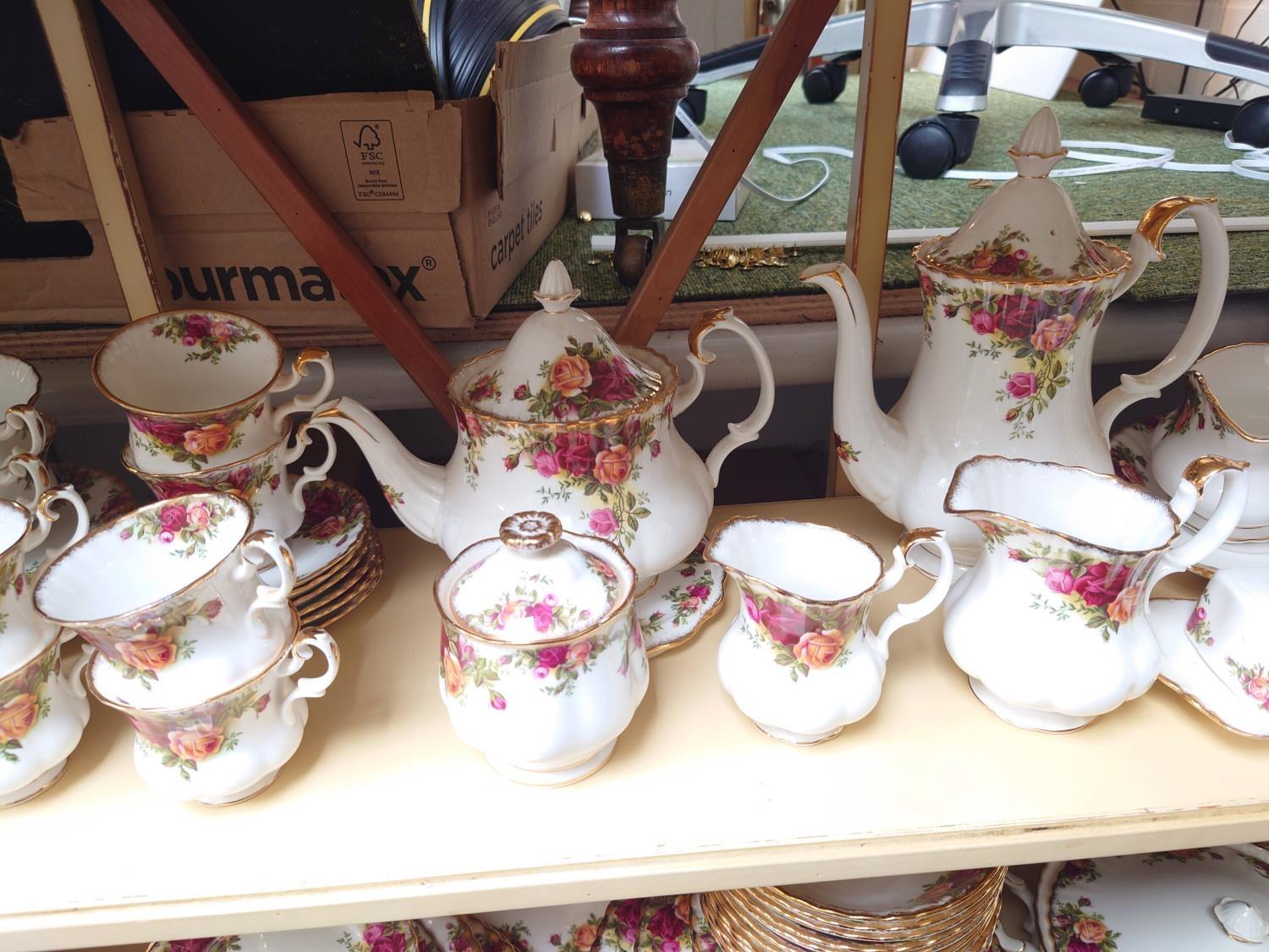 Large Collection of Royal Albert Old Country Roses Dinner and Tea ware 70 + Pieces mostly firsts - Image 3 of 5