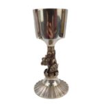 Tim Minett for Aurum, limited edition Silver Westminster Abbey Goblet London 1977, made by order