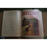 The Wizard, approx. 675 orig. issues, D.C. Thomson,1932-57 17 Folders