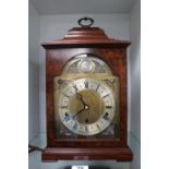 Good Quality Mappin & Webb retailed Burr Walnut cased Elliott of England bracket clock with French