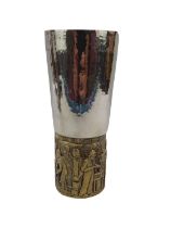 Hector Miller for Aurum limited edition SIlver and Silver Gilt York Minster goblet London 1972