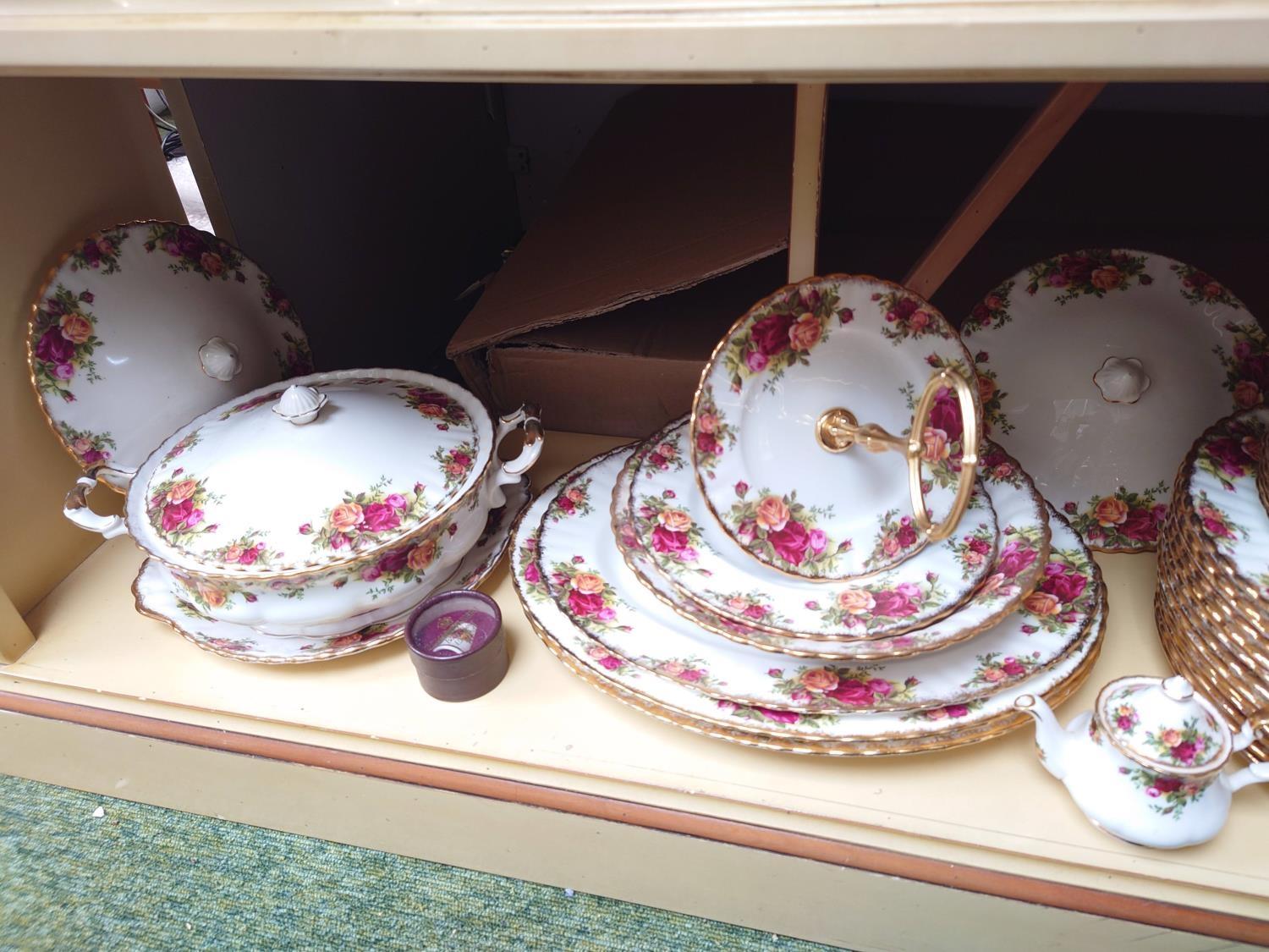 Large Collection of Royal Albert Old Country Roses Dinner and Tea ware 70 + Pieces mostly firsts - Image 5 of 5