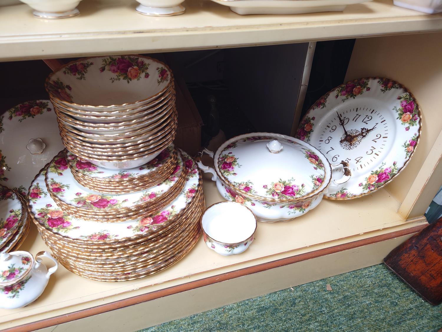 Large Collection of Royal Albert Old Country Roses Dinner and Tea ware 70 + Pieces mostly firsts - Image 4 of 5
