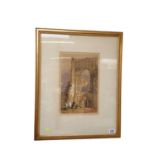 George Earp (British, 19th century) Framed watercolour 'Crowland' Signed in Pencil 50 x 62cm