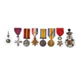 Important Naval Medal group for Captain J Man Royal Navy to include: MBE, Order of St Michael & St