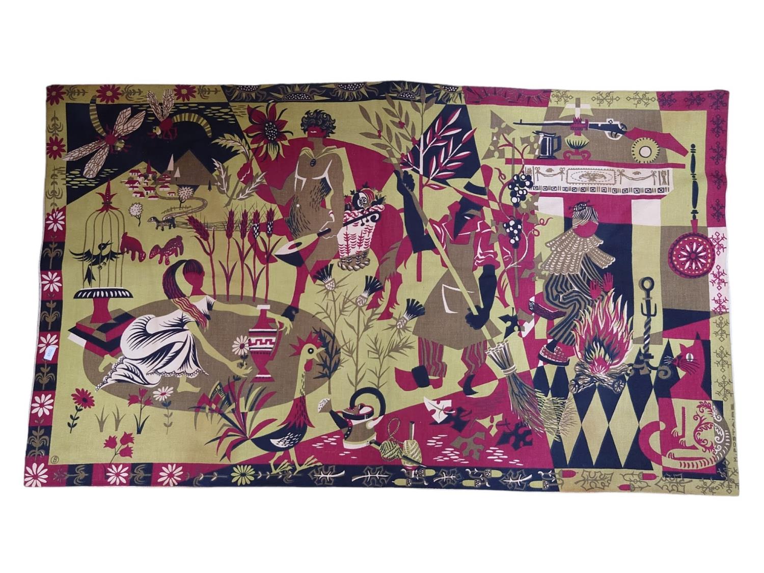 Les Editions Braun & Cie Paris tapestry Belles Saisons Limited edition 120 110 x 65cm