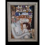 After Gustav Klimt The Three Ages of Woman, Oil on Canvas by A S Alessi. 80 x 61cm with COA