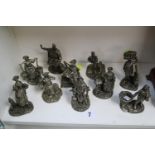 Jp Fine Pewter collection of Cries of London Figures (10)