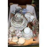 Collection of Coalport Tea tree pattern ceramics, Minton Haddon Hall etc