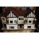 'Tri-ang Toys' Large Hand Built dolls house and assorted Furniture