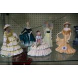 Collection of Royal Doulton and Coalport Figurines (5)