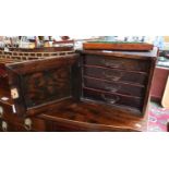 Vintage Wooden 4 drawer collectors drawers and a Ammo limited instrument case for a Browning part