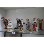 Collection of Capodimonte Figurines (7)