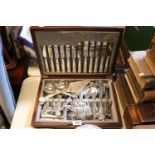 Cased Cooper Ludlum Silver plated Flatware