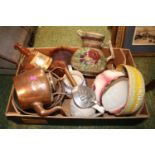 Large Shelley Dripware fruit bowl, Shorter Mabel Leigh Jug and assorted ceramics and metalware