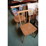 Pair of Ercol Chairs pattern 2056 C.1960