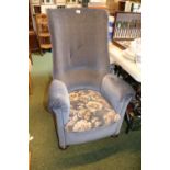 Upholstered Tall backed Knoll Elbow chair