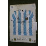 Diego Maradona Signed World Cup Final Mexico City June 29th 1986 Argentina 3-2 West Germany Jersey