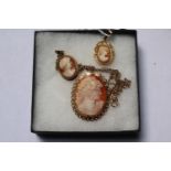 Collection of Opal 9ct Gold mounted jewellery