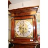 19thC Longcase clock with Brass and Silvered dial by John Cooth