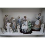 Collection of Nao figurines and Figures (12)