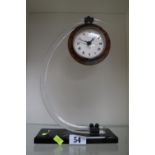 Interesting Quartz Art Deco style mantel clock